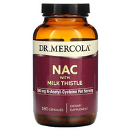 <img alt="Dr. Mercola, NAC with Milk Thistle, 180 Capsules" title="Dr. Mercola, NAC with Milk Thistle, 180 Capsules,810487039710"