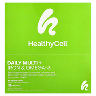 <img alt="HealthyCell, Daily Multi + Iron & Omega-3, Peach Mango, 30 Gel Packs, 0.84 fl oz (25 ml) Each" title="HealthyCell, Daily Multi + Iron & Omega-3, Peach Mango, 30 Gel Packs, 0.84 fl oz (25 ml) Each,858668004300"