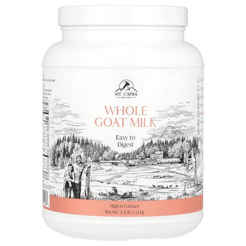 <img alt="Mt. Capra, Whole Goat Milk, 2.5 lb (1.13 kg)" title="Mt. Capra, Whole Goat Milk, 2.5 lb (1.13 kg),633924720688"