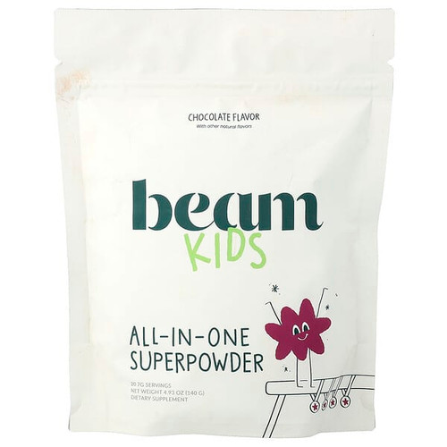 <img alt="Beam, Kids All-in-One Superpowder, Chocolate, 4.93 oz (140 g)" title="Beam, Kids All-in-One Superpowder, Chocolate, 4.93 oz (140 g),850063763370"
