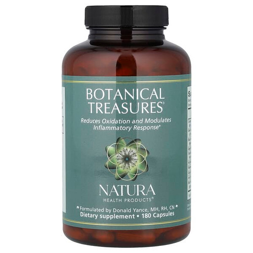 <img alt="Natura Health Products, Botanical Treasures, 180 Capsules" title="Natura Health Products, Botanical Treasures, 180 Capsules,890062000243"