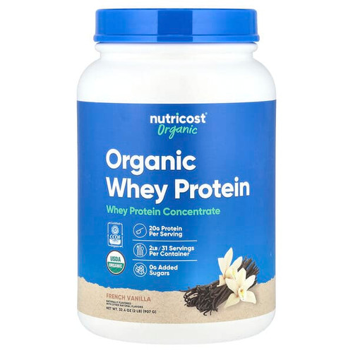 <img alt="Nutricost, Organic Whey Protein, French Vanilla, 2 lb (907 g)" title="Nutricost, Organic Whey Protein, French Vanilla, 2 lb (907 g),810139572978"