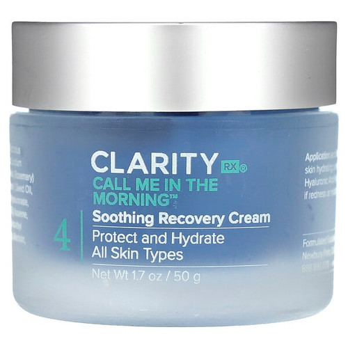 <img alt="ClarityRx, Call Me In The Morning, Soothing Recovery Cream, 1.7 oz (50 g)" title="ClarityRx, Call Me In The Morning, Soothing Recovery Cream, 1.7 oz (50 g),854566004213"