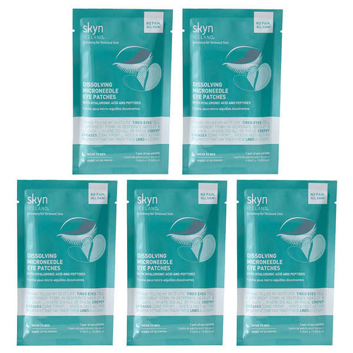 <img alt="Skyn Iceland, Dissolving Microneedle Eye Patches, 5 Pairs" title="Skyn Iceland, Dissolving Microneedle Eye Patches, 5 Pairs,850020382194"