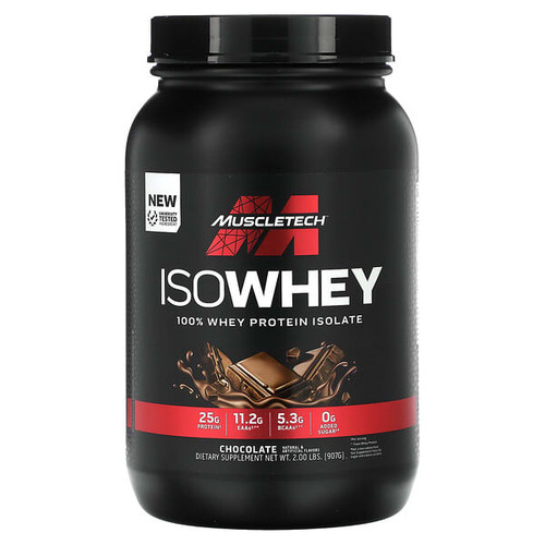<img alt="MuscleTech, IsoWhey, 100% Whey Protein Isolate, Chocolate, 2 lbs (907 g)" title="MuscleTech, IsoWhey, 100% Whey Protein Isolate, Chocolate, 2 lbs (907 g),631656717587"