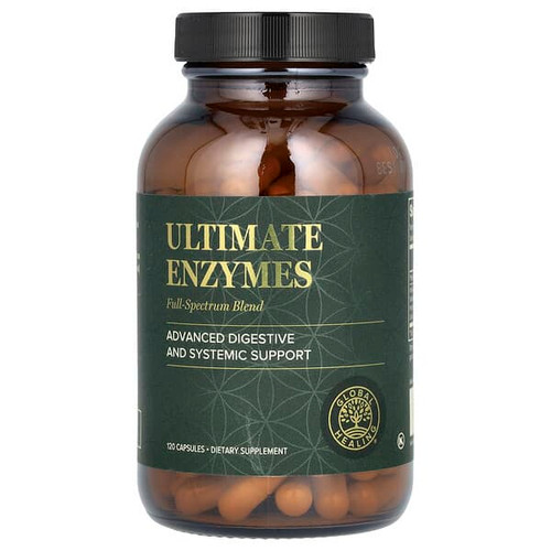 <img alt="Global Healing, Ultimate Enzymes, 120 Capsules" title="Global Healing, Ultimate Enzymes, 120 Capsules,811839032663"