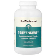 <img alt="Real Mushrooms, 5 Defenders, Mushroom Extract Powder, 200 Capsules" title="Real Mushrooms, 5 Defenders, Mushroom Extract Powder, 200 Capsules,628110068231"