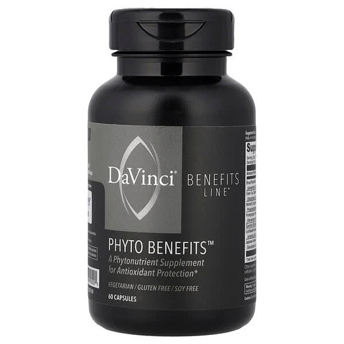 <img alt="DaVinci Laboratories, Benefits Line, Phyto Benefits, 60 Capsules" title="DaVinci Laboratories, Benefits Line, Phyto Benefits, 60 Capsules,026664005205"