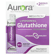 <img alt="Aurora Nutrascience, Mega-Pack+, Liposomal Glutathione, 32 Packets, 0.68 fl oz (20 ml) Each" title="Aurora Nutrascience, Mega-Pack+, Liposomal Glutathione, 32 Packets, 0.68 fl oz (20 ml) Each,628504648186"
