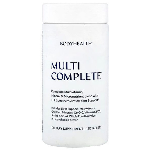 <img alt="BodyHealth, Multi Complete, 120 Tablets" title="BodyHealth, Multi Complete, 120 Tablets,850039655449"