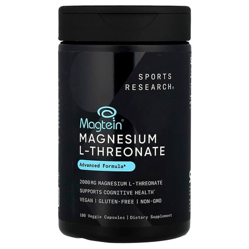 <img alt="Sports Research, Magtein, Magnesium L-Threonate, 180 Veggie Capsules (666 mg per Capsule)" title="Sports Research, Magtein, Magnesium L-Threonate, 180 Veggie Capsules (666 mg per Capsule),023249092087"
