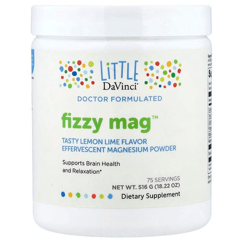 <img alt="Little DaVinci, Fizzy Mag, Effervescent Magnesium Powder, Lemon Lime, 18.22 oz (516 g)" title="Little DaVinci, Fizzy Mag, Effervescent Magnesium Powder, Lemon Lime, 18.22 oz (516 g),026664014337"