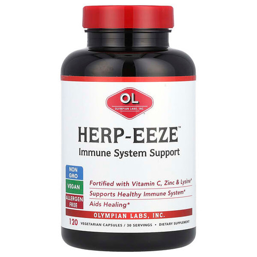 <img alt="Olympian Labs, Herp-Eeze, 120 Vegetarian Capsules" title="Olympian Labs, Herp-Eeze, 120 Vegetarian Capsules,710013003997"