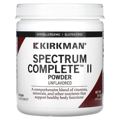 <img alt="Kirkman Labs, Spectrum Complete II Powder, Unflavored, 16 oz (454 gm)" title="Kirkman Labs, Spectrum Complete II Powder, Unflavored, 16 oz (454 gm),812325021819"