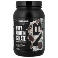 <img alt="NutraBio, Whey Protein Isolate, Cookies & Cream, 2 lb (907 g)" title="NutraBio, Whey Protein Isolate, Cookies & Cream, 2 lb (907 g),649908266110"