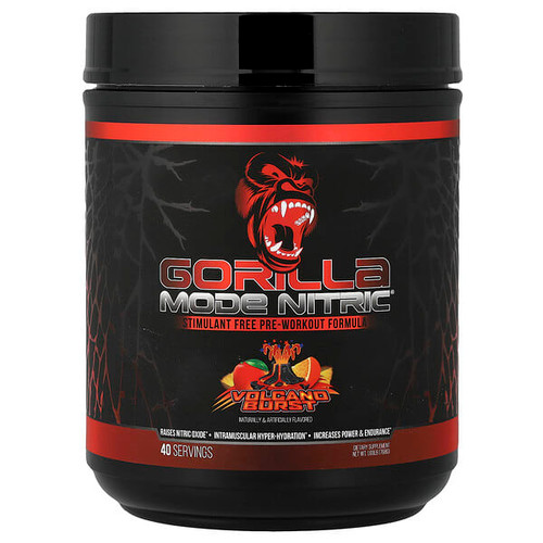 <img alt="Gorilla Mind, Mode Nitric, Stimulant Free Pre-Workout Formula, Volcano Burst, 1.69 lb (768 g)" title="Gorilla Mind, Mode Nitric, Stimulant Free Pre-Workout Formula, Volcano Burst, 1.69 lb (768 g),850017020627"