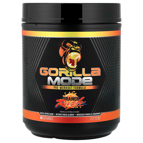 <img alt="Gorilla Mind, Mode, Pre-Workout Formula, Orange Rush, 1.75 lb (796 g)" title="Gorilla Mind, Mode, Pre-Workout Formula, Orange Rush, 1.75 lb (796 g),850017020993"
