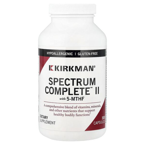 <img alt="Kirkman Labs, Spectrum Complete II with 5-MTHF, 300 Capsules" title="Kirkman Labs, Spectrum Complete II with 5-MTHF, 300 Capsules,812325021826"