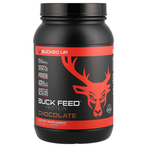 <img alt="Bucked Up, Buck Feed, Protein, Chocolate, 36.37 oz (1,031 g)" title="Bucked Up, Buck Feed, Protein, Chocolate, 36.37 oz (1,031 g),851005007811"