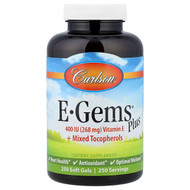 <img alt="Carlson, E-Gems Plus, 250 Soft Gels" title="Carlson, E-Gems Plus, 250 Soft Gels,088395004421"