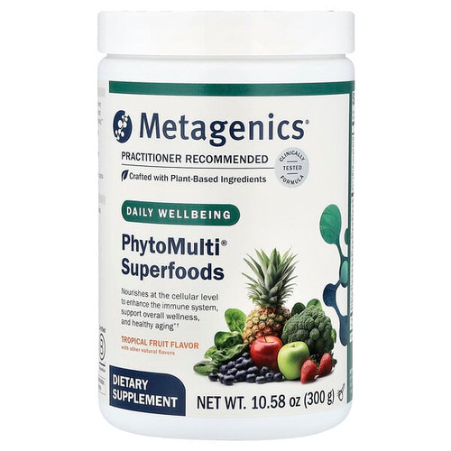 <img alt="Metagenics, PhytoMulti Superfoods, Tropical Fruit, 10.58 oz (300 g)" title="Metagenics, PhytoMulti Superfoods, Tropical Fruit, 10.58 oz (300 g),755571947772"