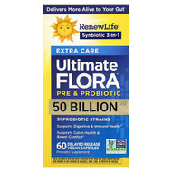 <img alt="Renew Life, Extra Care Ultimate Flora Probiotic, 50 Billion CFU, 60 Delayed Release Vegan Capsules" title="Renew Life, Extra Care Ultimate Flora Probiotic, 50 Billion CFU, 60 Delayed Release Vegan Capsules,631257121080"