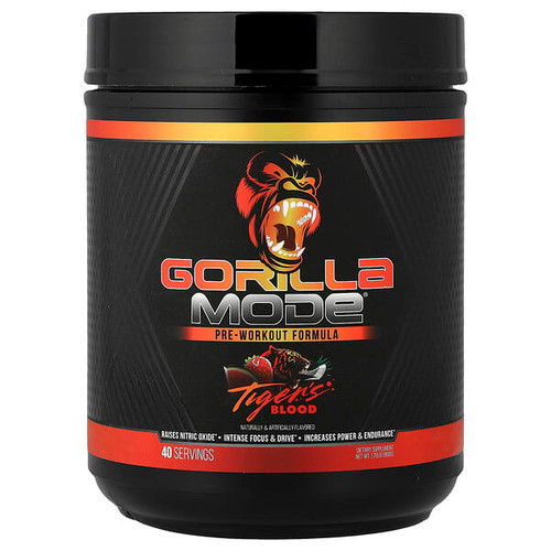 <img alt="Gorilla Mind, Mode, Pre-Workout Formula, Tigers Blood, 1.76 lb (800 g)" title="Gorilla Mind, Mode, Pre-Workout Formula, Tigers Blood, 1.76 lb (800 g),869269000363"