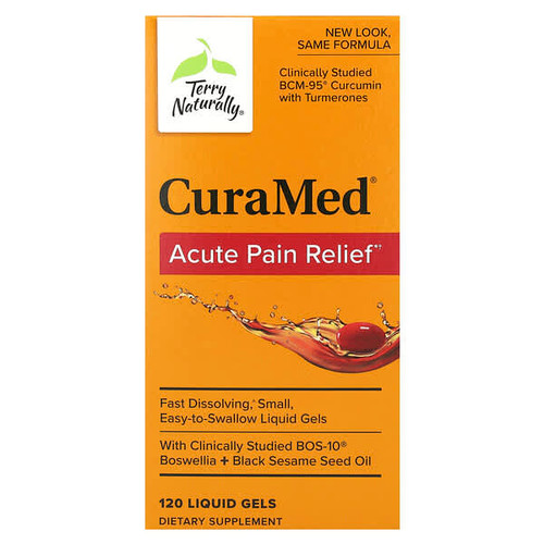 <img alt="Terry Naturally, CuraMed, Acute Pain Relief, 120 Liquid Gels" title="Terry Naturally, CuraMed, Acute Pain Relief, 120 Liquid Gels,367703347024"