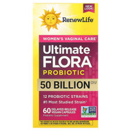 <img alt="Renew Life, Ultimate Flora Probiotic, 50 Billion CFU, 60 Delayed Release Vegan Capsules" title="Renew Life, Ultimate Flora Probiotic, 50 Billion CFU, 60 Delayed Release Vegan Capsules,631257121196"