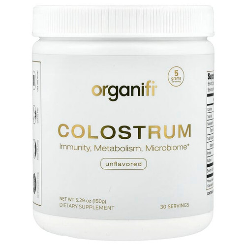 <img alt="Organifi, Colostrum, Unflavored, 5.29 oz (150 g)" title="Organifi, Colostrum, Unflavored, 5.29 oz (150 g),850059332337"