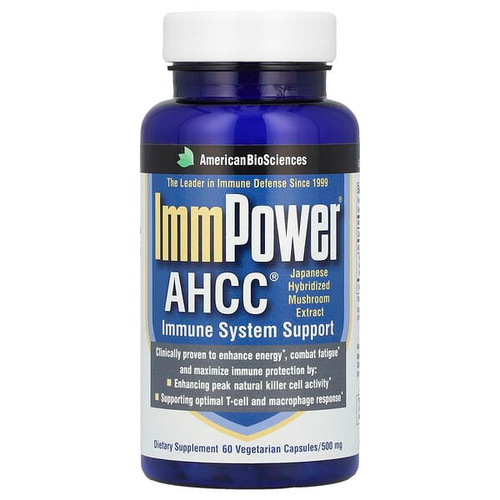 <img alt="American Biosciences, ImmPower AHCC, 500 mg, 60 Vegetarian Capsules" title="American Biosciences, ImmPower AHCC, 500 mg, 60 Vegetarian Capsules,678226045602"