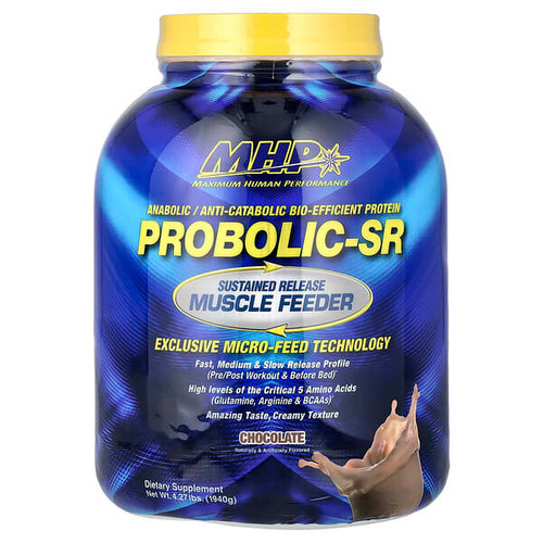 <img alt="MHP, Probolic-SR, Chocolate, 4.27 lbs (1,940 g)" title="MHP, Probolic-SR, Chocolate, 4.27 lbs (1,940 g),666222009698"