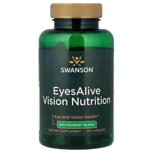 <img alt="Swanson Vitamins, EyesAlive Vision Nutrition, 120 Capsules" title="Swanson Vitamins, EyesAlive Vision Nutrition, 120 Capsules,087614029153"