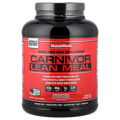 <img alt="MuscleMeds, Carnivor Lean Meal, Mocha Latte, 4.3 lbs (1,980 g)" title="MuscleMeds, Carnivor Lean Meal, Mocha Latte, 4.3 lbs (1,980 g),891597006403"