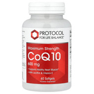 <img alt="Protocol for Life Balance, CoQ10, Maximum Strength, 60 Softgels" title="Protocol for Life Balance, CoQ10, Maximum Strength, 60 Softgels,707359131828"