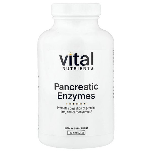 <img alt="Vital Nutrients, Pancreatic Enzymes , 180 Capsules" title="Vital Nutrients, Pancreatic Enzymes , 180 Capsules,693465417218"