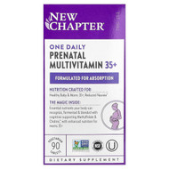 <img alt="New Chapter, One Daily Prenatal Multivitamin 35+, 90 Vegetarian Tablets" title="New Chapter, One Daily Prenatal Multivitamin 35+, 90 Vegetarian Tablets,727783903655"