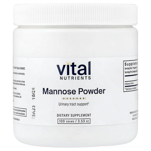 <img alt="Vital Nutrients, Mannose Powder, 3.53 oz (100 g)" title="Vital Nutrients, Mannose Powder, 3.53 oz (100 g),693465437216"