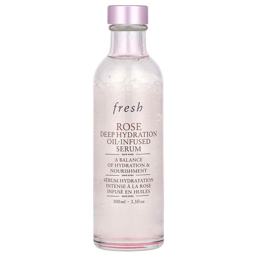 <img alt="Fresh, Rose, Deep Hydration Oil-Infused Serum, 3.3 fl oz (100 ml)" title="Fresh, Rose, Deep Hydration Oil-Infused Serum, 3.3 fl oz (100 ml),809280144165"