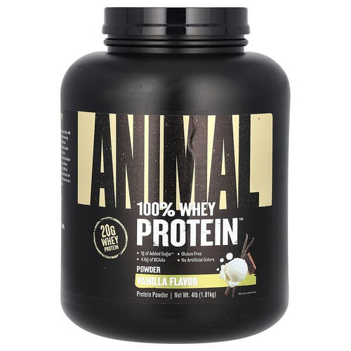 <img alt="Animal, 100% Whey Protein Powder, Classic Vanilla, 4 lb (1.81 kg)" title="Animal, 100% Whey Protein Powder, Classic Vanilla, 4 lb (1.81 kg),039442000750"
