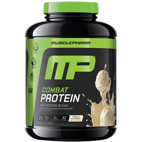 <img alt="MusclePharm, Combat Protein Powder, Vanilla Ice Cream, 4.1 lbs (1.84 kg)" title="MusclePharm, Combat Protein Powder, Vanilla Ice Cream, 4.1 lbs (1.84 kg),810002502439"
