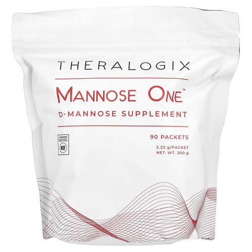 <img alt="Theralogix, Mannose One, 90 Packets, (2.22 g) Each" title="Theralogix, Mannose One, 90 Packets, (2.22 g) Each,813349011329"
