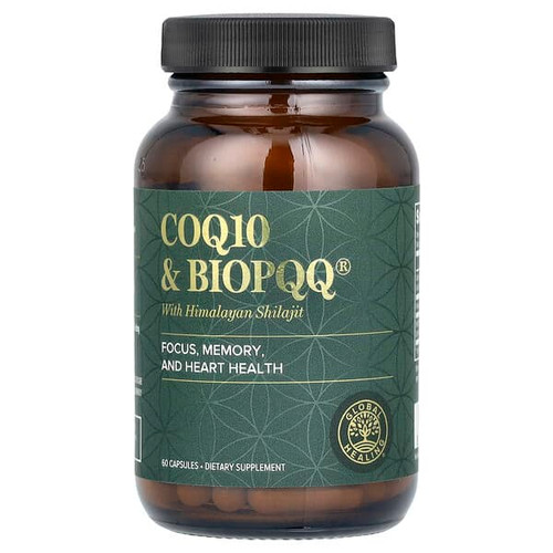 <img alt="Global Healing, CoQ10 & BioPQQ with Himalayan Shilajit, 60 Capsules" title="Global Healing, CoQ10 & BioPQQ with Himalayan Shilajit, 60 Capsules,811839030140"