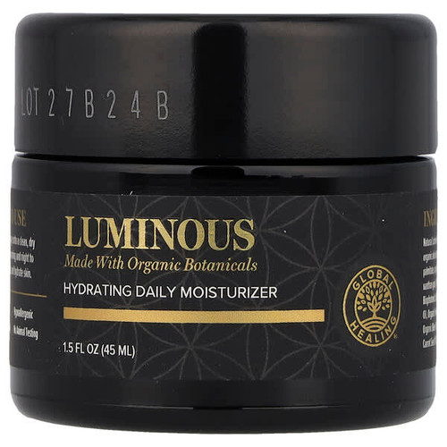 <img alt="Global Healing, Luminous, Hydrating Daily Moisturizer , 1.5 fl oz (45 ml)" title="Global Healing, Luminous, Hydrating Daily Moisturizer , 1.5 fl oz (45 ml),811839033127"