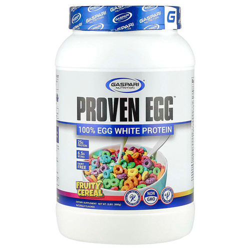 <img alt="Gaspari Nutrition, Proven Egg, 100% Egg White Protein, Fruity Cereal, 2 lbs (900 g)" title="Gaspari Nutrition, Proven Egg, 100% Egg White Protein, Fruity Cereal, 2 lbs (900 g),646511000124"