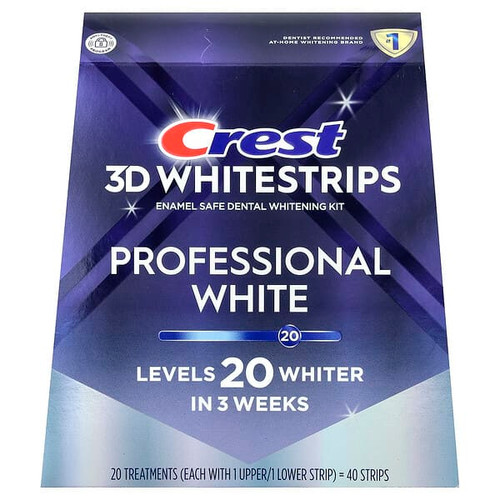 <img alt="Crest, 3D Whitestrips, Enamel Safe Dental Whitening Kit, 40 Strips" title="Crest, 3D Whitestrips, Enamel Safe Dental Whitening Kit, 40 Strips,889714000038"