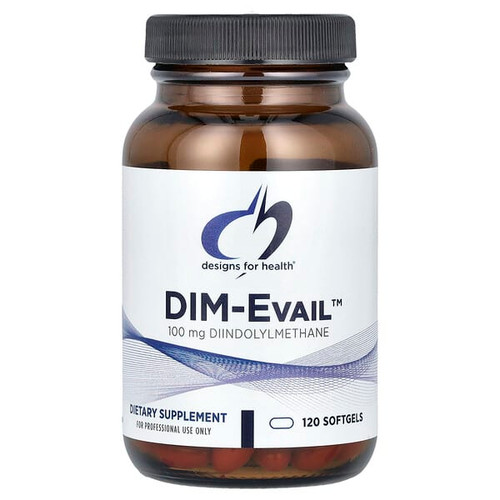 <img alt="Designs For Health, DIM-Evail, 100 mg, 120 Softgels" title="Designs For Health, DIM-Evail, 100 mg, 120 Softgels,879452002968"