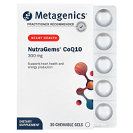 <img alt="Metagenics, NutraGems CoQ10, 300 mg, 30 Chewable Gels" title="Metagenics, NutraGems CoQ10, 300 mg, 30 Chewable Gels,755571930637"
