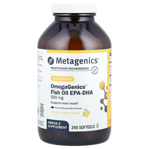 <img alt="Metagenics, OmegaGenics, Fish Oil EPA-DHA, Natural Lemon, 500 mg, 240 Softgels" title="Metagenics, OmegaGenics, Fish Oil EPA-DHA, Natural Lemon, 500 mg, 240 Softgels,755571934833"