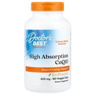 <img alt="Doctors Best, High Absorption CoQ10 , 180 Veggie Caps" title="Doctors Best, High Absorption CoQ10 , 180 Veggie Caps,753950003323"